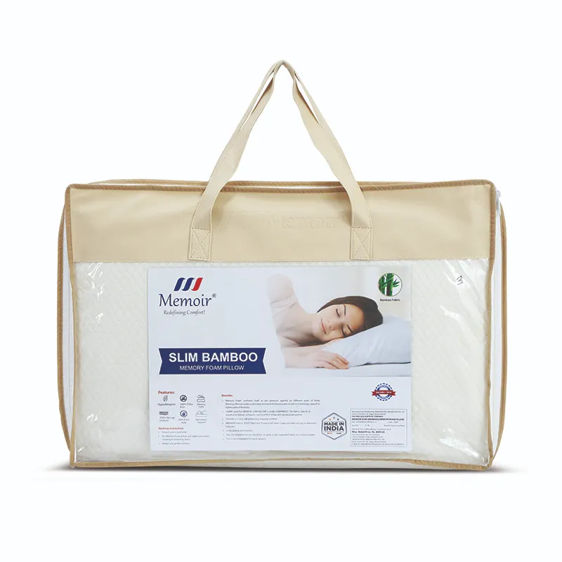 Slim Bamboo - Memory Foam Pillow